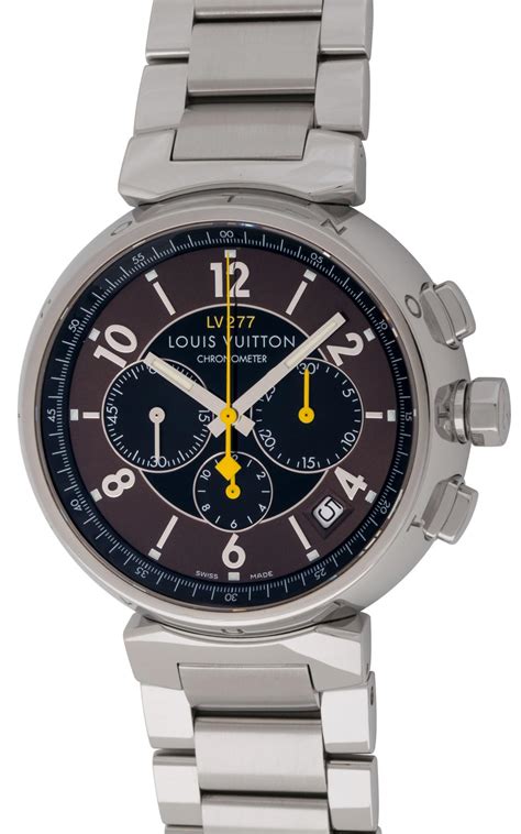 montre louis vuitton lv277|louis vuitton chronograph watch.